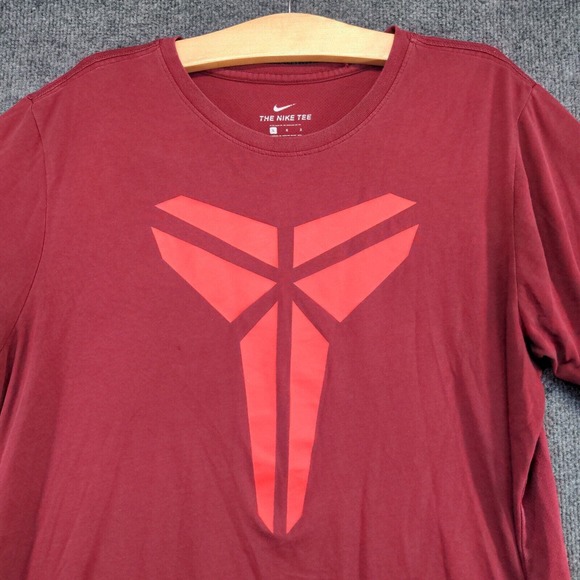 Nike Dri Fit Men's T Shirt Red Size L PolyCotton Triangle Logo - Picture 6 of 14